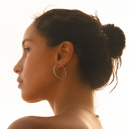 Thin Hoop Earrings